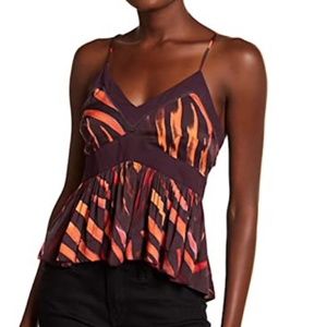 Free People Endless Fun Tank Top Blouse Purple